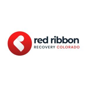 Red Ribbon Recovery Colorado logo with a red circular ribbon icon and the text “red ribbon RECOVERY COLORADO”